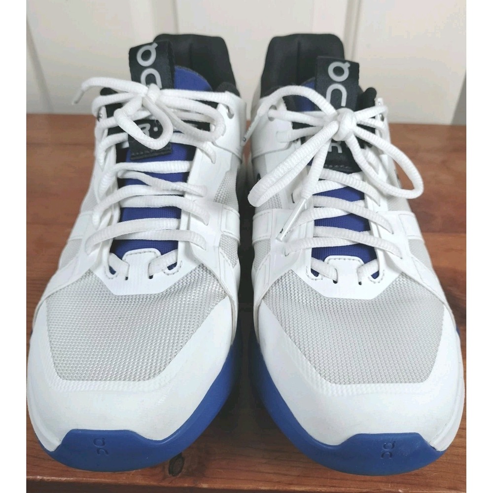 On Running The Roger Clubhouse Pro‎ Sneakers White Blue Women Size US 9.5 EU 41